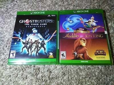 Disney Classic Games: Aladdin and the Lion King & Ghostbusters Xbox One New!