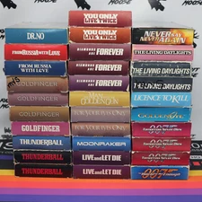007 James Bond VHS Movies You Pick - Combined Shipping