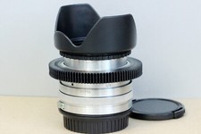Helios-44 M 2/58 Soviet ANAMORPHIC Mod Lens Canon EF mount M42 Vintage/Silver