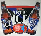 Vintag Coors Artic Ice / Artic Ice Light Metal Beer Sign  17"x16"
