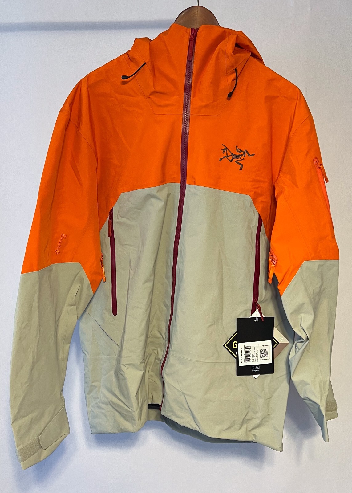 Giacca Arc'Teryx Uomo Rush Large Phenom Habitat Nuova Nuova con etichette