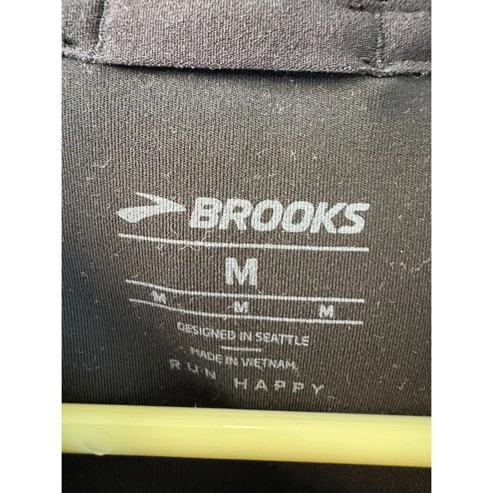Brooks Activate Sudadera con Capucha Peso Medio Cremallera Completa Chaqueta Rendimiento para Correr Talla M Foto 2 de 4