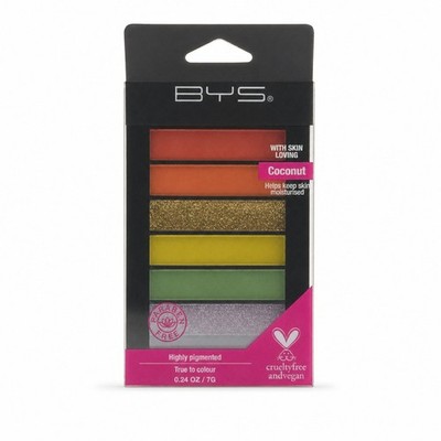 BYS Women's 8-Piece Eye Shadow Palette, Easy Blendable 1PK LETS PARTY