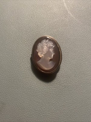 Cameo Antike Silberne Muschelbrosche Brosche Silber