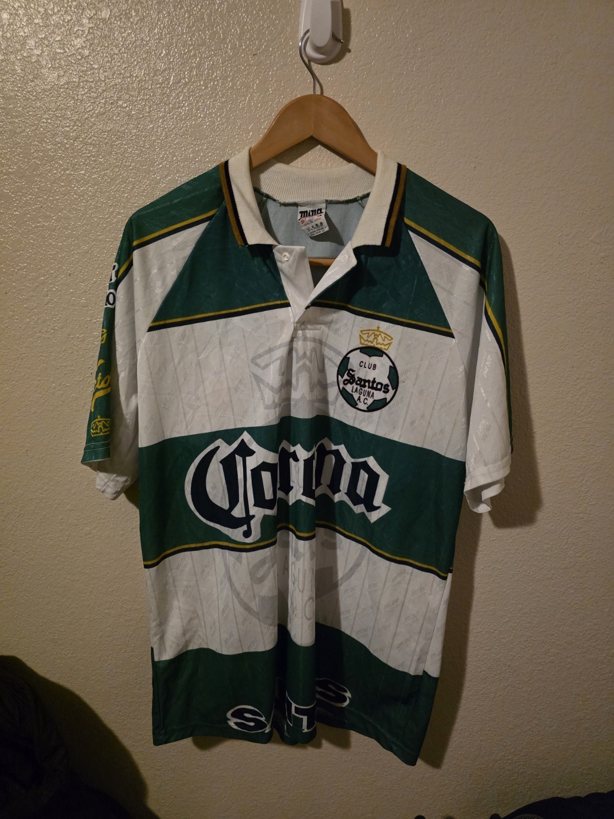 Vintage Liga MX Santos Laguna Jersey sz 42