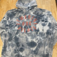 Gildan Heavy Blend Gray Tie-Dye Pullover Hood...