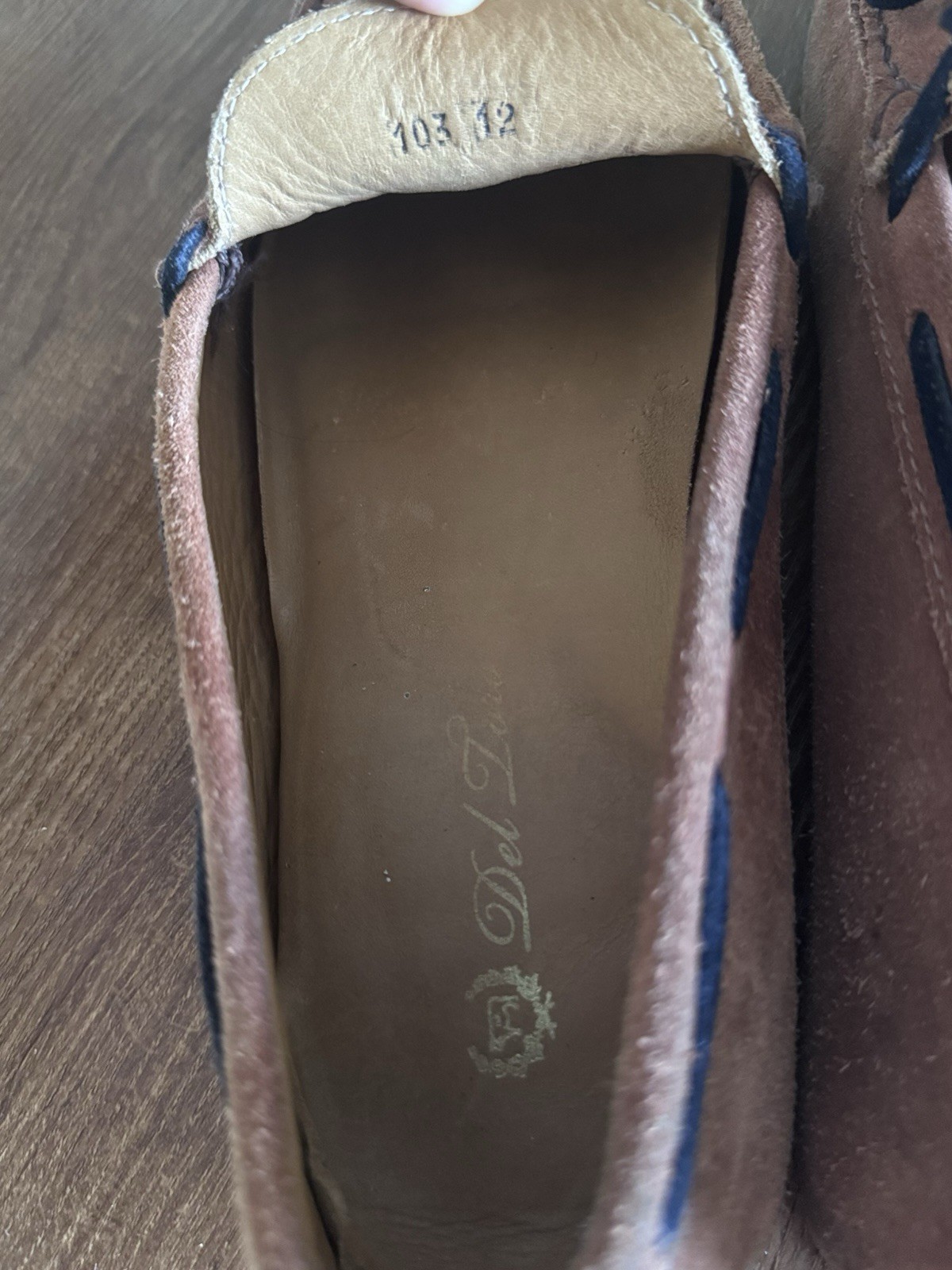 Del Toro Men’s Brown Suede Driving Loafers Moccasins Size 12 – Made in Spain