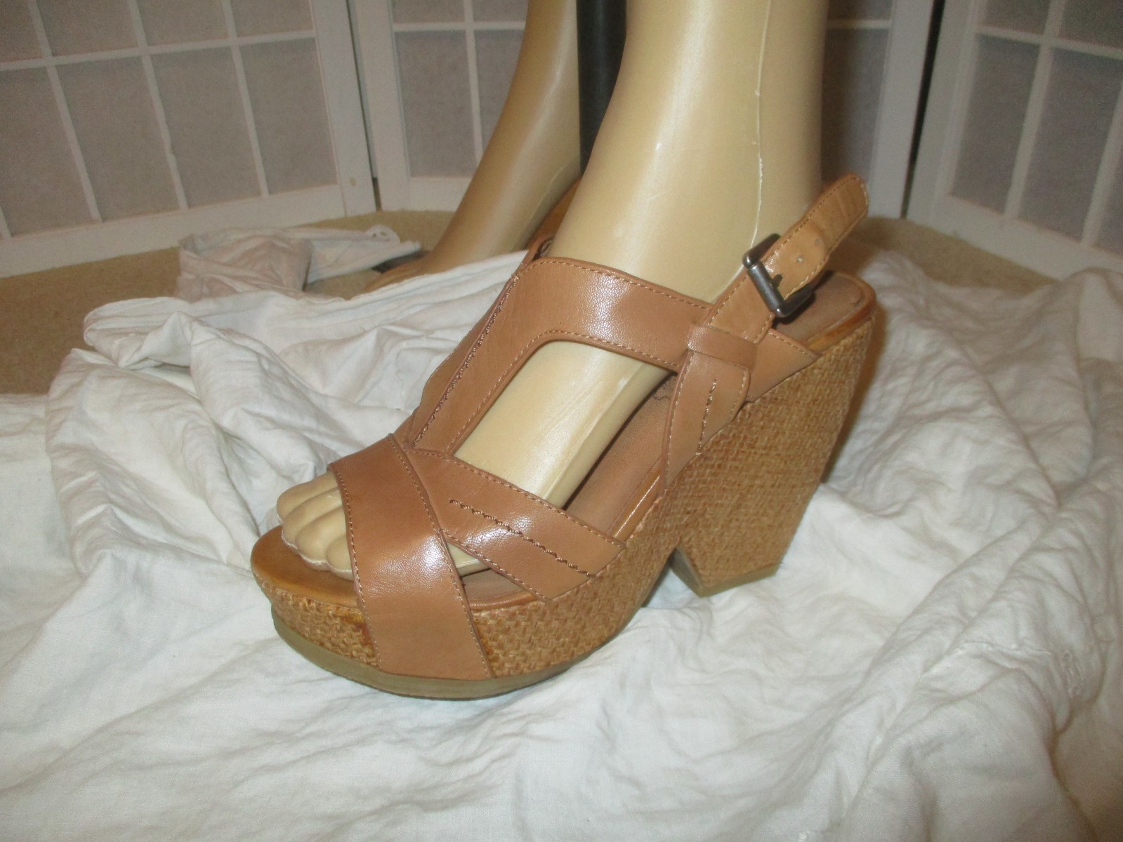 Biala leather platform sandals - image 2