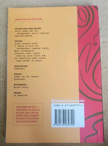 VOICES UNDER ONE SKY: CONTEMPORARY NATIVE LITERATURE By Trish Fox Roman *VG+* - Picture 2 of 6