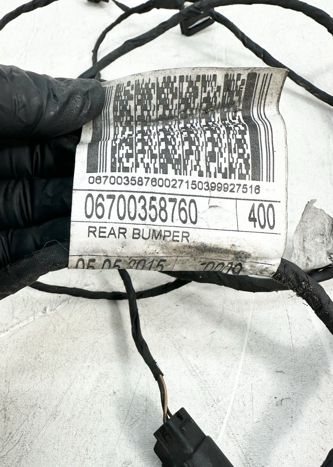 2014-2017 Maserati Ghibli Rear Bumper PDC Parking Sensor Harness OEM