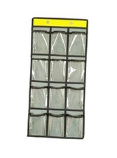 Classroom Pocket Chart For Cell Phones Calculators Over The Door Hanging GREY
