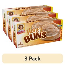 Honey Buns Snack Pack Bulk 9 Count Fresh Baked Pastries Sweet Roll
