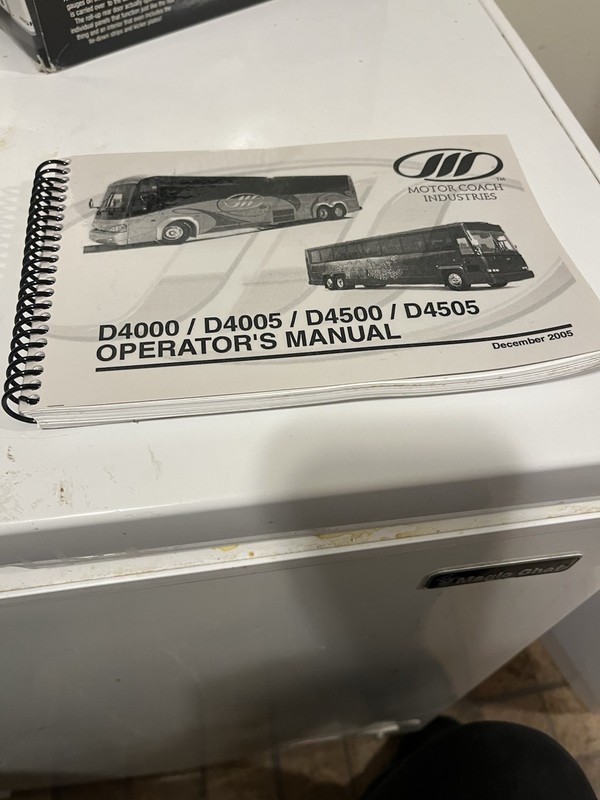 MCI Operations Manual D And J Series 4500’s