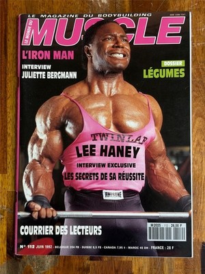 Le Monde Du MUSCLE #112 bodybuilding magazine LEE HANEY 6-92 (Fr)