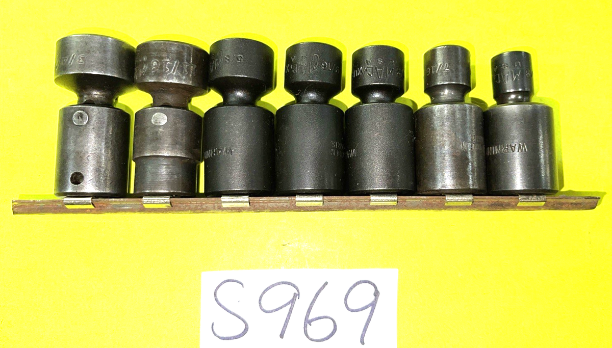 専用MAC3点 MAC TOOLS 7 PIECE 3/8 DRIVE SAE. SWIVEL IMPACT SHORT SOCKET SET 3