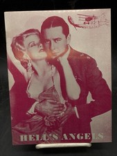 Jean Harlow 1930 Movie Film Promo &ldquo;Hell&rsquo;s Angels&rdquo; Press booklet RARE Program WWI