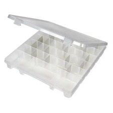 Flambeau T9101at Adjustable Compartment Box With 8 To 48 Compartments, Plastic,