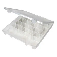 Flambeau T9101at Adjustable Compartment Box With 8 To 48 Compartments, Plastic,