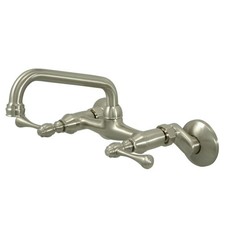 Kingston Brass KS313 Kingston 1.8 GPM Widespread Bridge Kitchen - Nickel