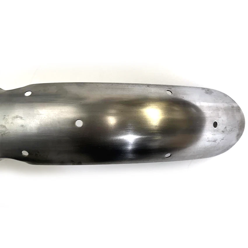 Guardabarros delantero Triumph 350/500/650cc acero crudo (1964-67) OEM: 97-1675, H1675 Foto 2 de 2