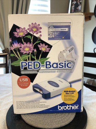 Brother PED Basic – Boîte De Transfert Et Carte Manuelle Pour Broderie, Windows
