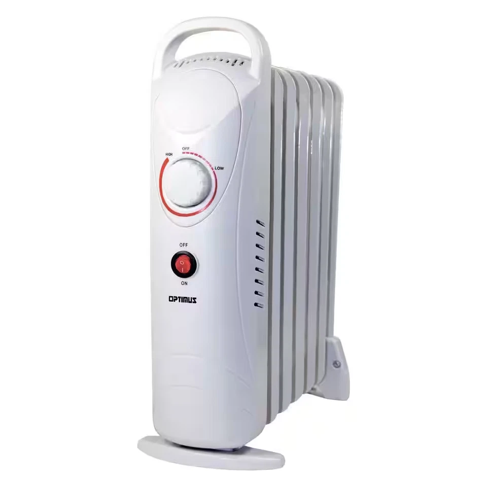 Calentador portátil radiante eléctrico lleno de aceite de 700 vatios Foto 3 de 4