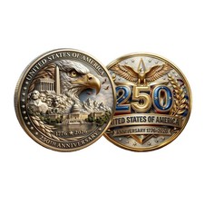 New 250th Anniversary 1776-2026 UNITED STATES OF AMERICA Coin TB49