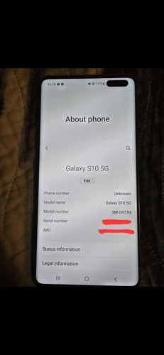 Samsung Galaxy  S10 Plus 5G - Picture 1 of 10