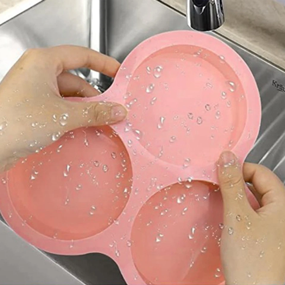 Silikonform für Muffins Pancakes und Burger | Hitzebeständig und flexibel - Bild 2 von 4