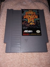 Double Dragon 3 III Nintendo NES con manual 