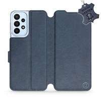 HandyhüLle FüR Galaxy A23 4G Mobiwear Case Cover SchutzhüLle Etui Dunkelblau
