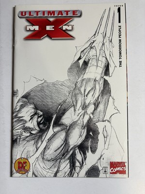 Ultimate X-Men #1 Sketch DF Dynamic Forces Variant with COA  Ltd  2000