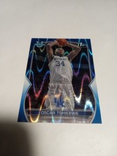 2023 1st Bowman U #74 Oscar Tshiebwe Blue Wave Refractor #ed /199 NM+ Condition 