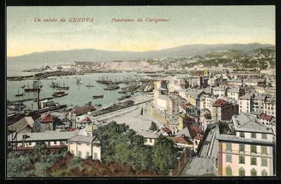 Ansichtskarte Genova, Panorama da Carignan 