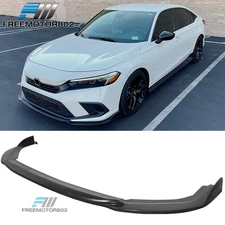 Fits 22-24 Honda Civic IK1 Style Front Bumper Lip Spoiler Splitter PU Unpainted