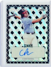 2022 Leaf Perfect Game Metal CASEY BORBA Proof Black AUTO Autograph RC 1/1