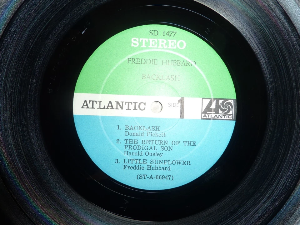 FREDDIE HUBBARD - Backlash . LP 33T . 1967 . Atlantic SD 1477 US. RARE JAZZ FUNK - Photo 4/4