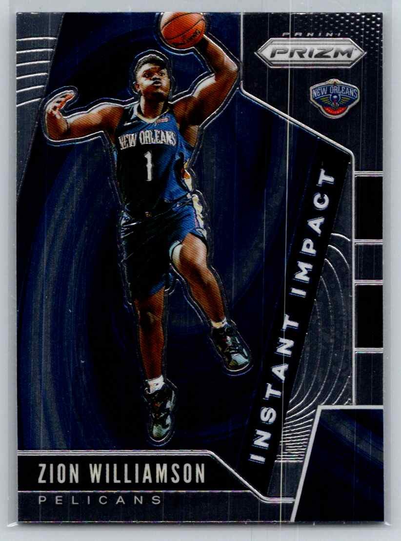 2019-20 Panini Prizm #2 Zion Williamson Instant Impact