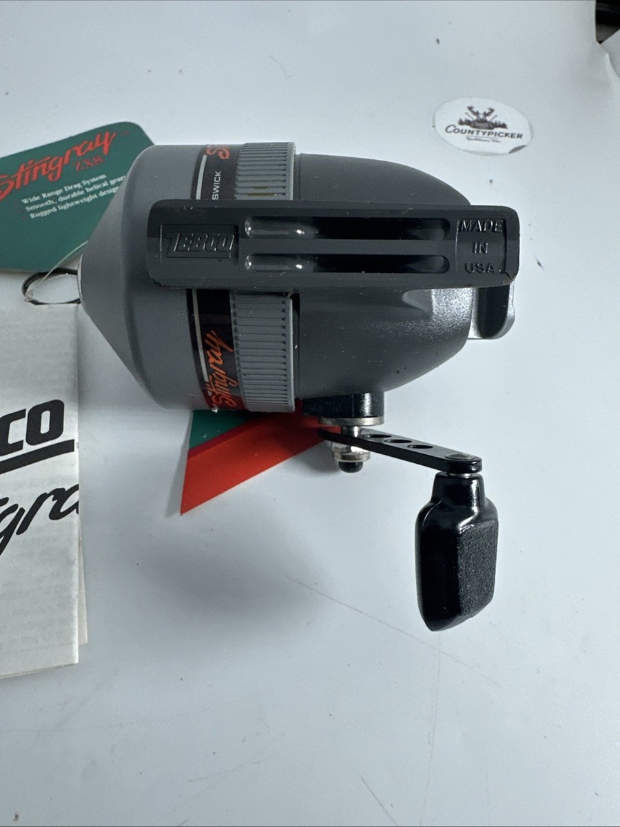 1989 Zebco Stingray ZX8 Spincast Spinning Reel New No Box With