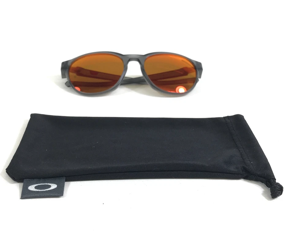 Oakley Sunglasses Reedmace OO9126-0454 Matte Grey Smoke with Prizm Ruby Lenses - Image 2 of 4