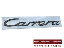 Genuine Porsche 991 Carrera Black Emblem Insignia Logo Script 99155923702