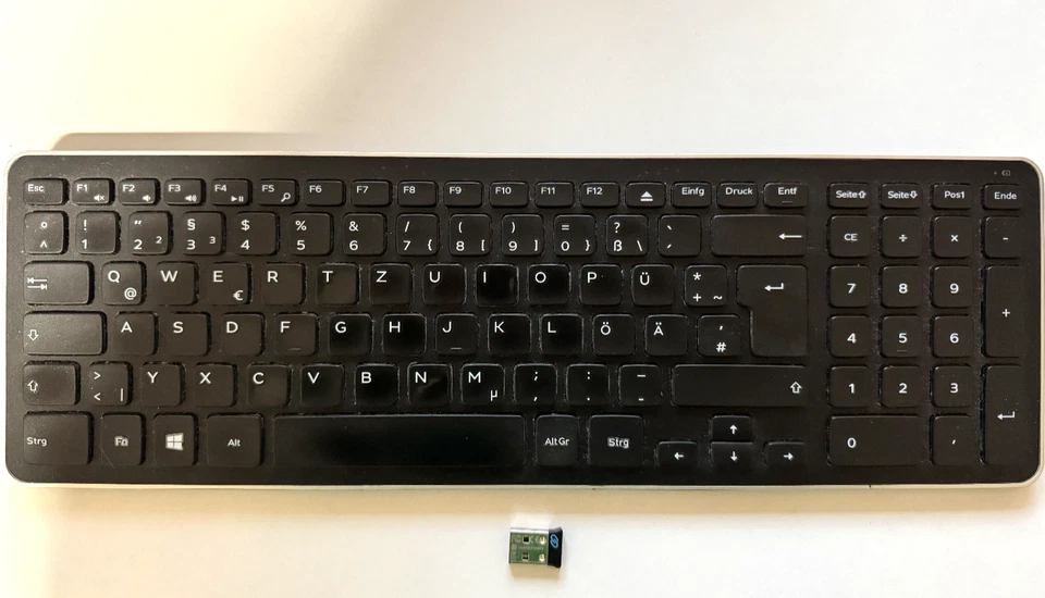 DELL drahtlose Tastatur mit USB Empfänger (KM714)