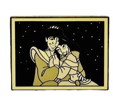 Disneyland Films Mystery Pin 2017 Aladdin and Princess Jasmine B/W Chaser LE 600