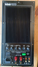 Monacor SAM-2 250W 2-Channel Class AB Subwoofer Amplifier RCA Black