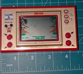 Vintage One Owner CIB Nintendo Game Watch Mickey Mouse MC-25