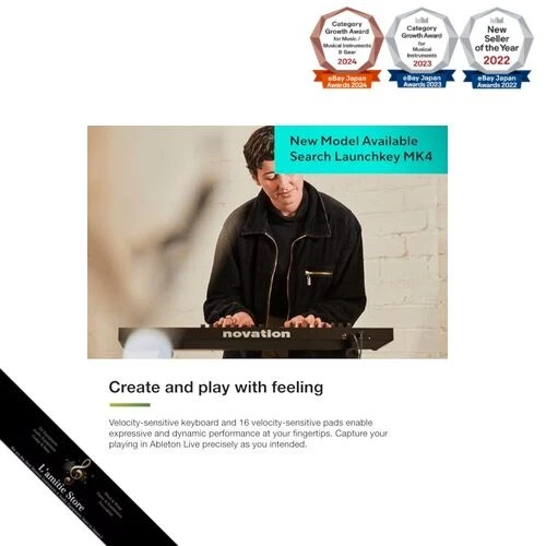 novation novation / Launchkey49 MK3 MIDI Keyboard Controller Japan Brandneu - Bild 4 von 4