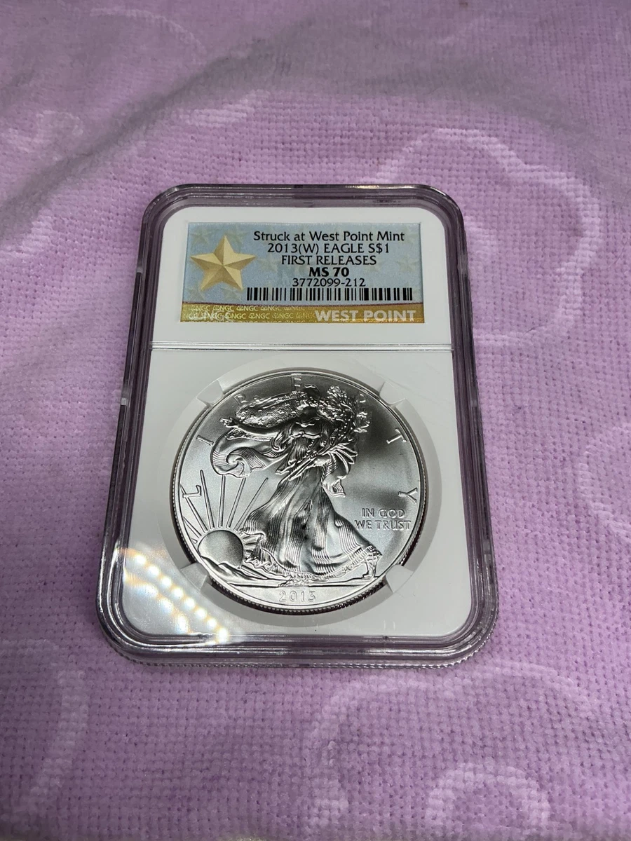 American Eagle MS 70 Graded 2013 Silver Bullion Coins for sale | eBay