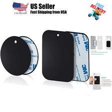 Mount Metal Plates Replacement Kits with Adhensive for Magnetic Car Mount Pho...