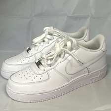 Nike Air Force 1 Low White Kids 5.5Y B Grade Leather Sneakers FV5951-111 NEW