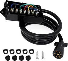 7 Way Trailer Plug Weatherproof Trailer Wiring Harness